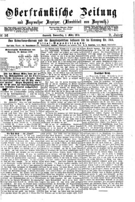 Oberfränkische Zeitung und Bayreuther Anzeiger (Bayreuther Anzeiger) Donnerstag 2. März 1876