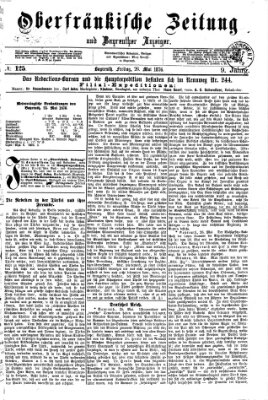 Oberfränkische Zeitung und Bayreuther Anzeiger (Bayreuther Anzeiger) Freitag 26. Mai 1876