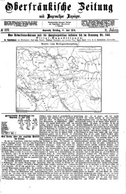 Oberfränkische Zeitung und Bayreuther Anzeiger (Bayreuther Anzeiger) Dienstag 18. Juli 1876