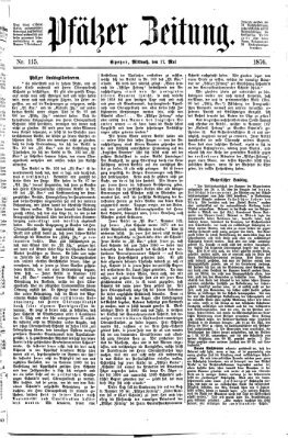 Pfälzer Zeitung Mittwoch 17. Mai 1876