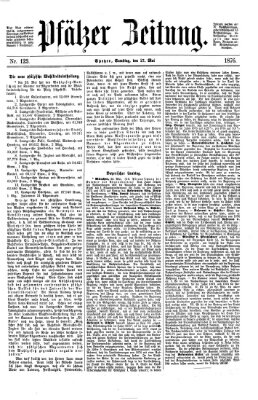 Pfälzer Zeitung Samstag 27. Mai 1876