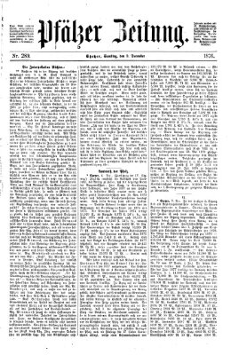 Pfälzer Zeitung Samstag 9. Dezember 1876
