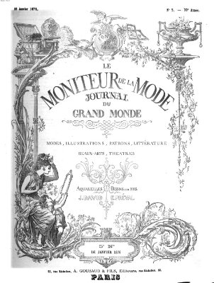 Le Moniteur de la mode Samstag 29. Januar 1876