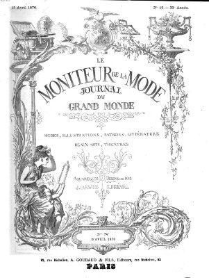 Le Moniteur de la mode Samstag 15. April 1876