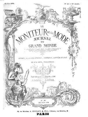 Le Moniteur de la mode Samstag 10. Juni 1876