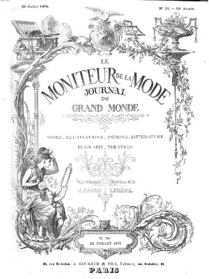 Le Moniteur de la mode Samstag 29. Juli 1876