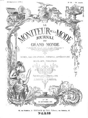 Le Moniteur de la mode Samstag 16. September 1876