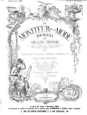 Le Moniteur de la mode Samstag 25. November 1876