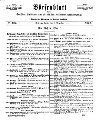 Börsenblatt für den deutschen Buchhandel Freitag 8. Dezember 1876