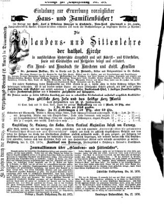 Katholische Schulzeitung (Bayerische Schulzeitung) Mittwoch 20. September 1876