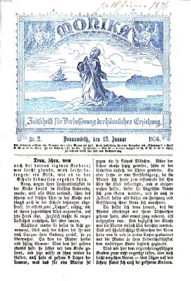 Katholische Schulzeitung (Bayerische Schulzeitung) Samstag 15. Januar 1876