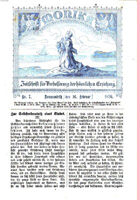 Katholische Schulzeitung (Bayerische Schulzeitung) Mittwoch 16. Februar 1876