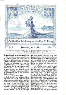 Katholische Schulzeitung (Bayerische Schulzeitung) Mittwoch 1. März 1876