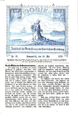 Katholische Schulzeitung (Bayerische Schulzeitung) Mittwoch 10. Mai 1876