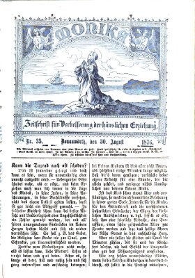 Katholische Schulzeitung (Bayerische Schulzeitung) Mittwoch 30. August 1876