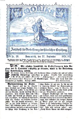 Katholische Schulzeitung (Bayerische Schulzeitung) Mittwoch 27. September 1876