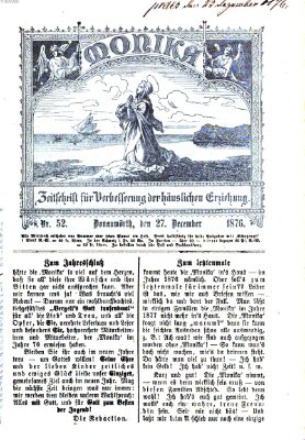 Katholische Schulzeitung (Bayerische Schulzeitung) Mittwoch 27. Dezember 1876