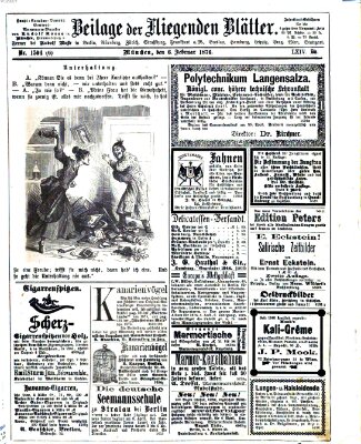 Fliegende Blätter Sonntag 6. Februar 1876