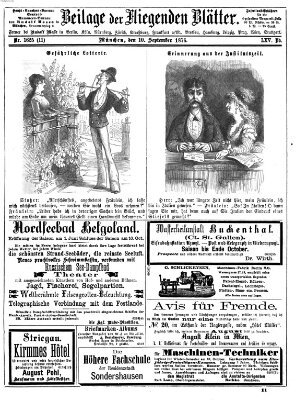 Fliegende Blätter Sonntag 10. September 1876