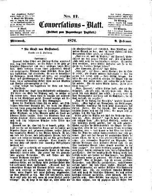 Regensburger Conversations-Blatt (Regensburger Tagblatt) Mittwoch 9. Februar 1876