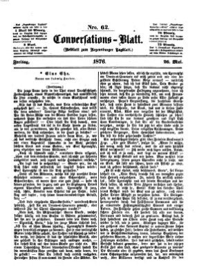 Regensburger Conversations-Blatt (Regensburger Tagblatt) Freitag 26. Mai 1876