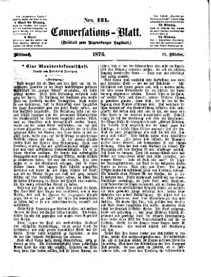 Regensburger Conversations-Blatt (Regensburger Tagblatt) Mittwoch 11. Oktober 1876