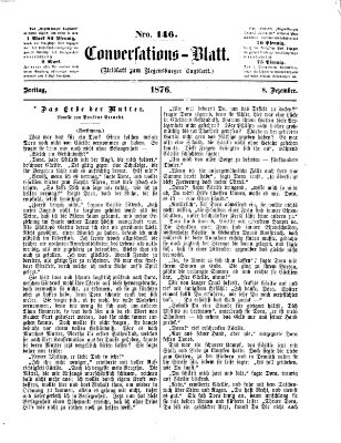 Regensburger Conversations-Blatt (Regensburger Tagblatt) Freitag 8. Dezember 1876