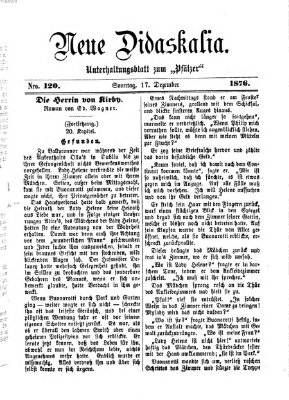 Neue Didaskalia (Pfälzer) Sonntag 17. Dezember 1876