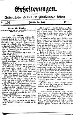 Erheiterungen (Aschaffenburger Zeitung) Freitag 12. Mai 1876