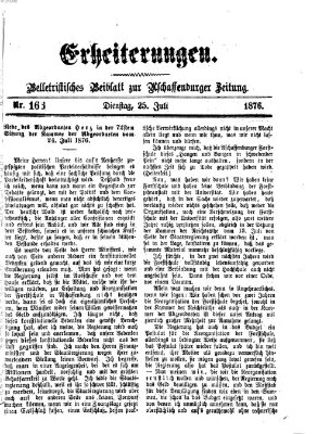 Erheiterungen (Aschaffenburger Zeitung) Dienstag 25. Juli 1876