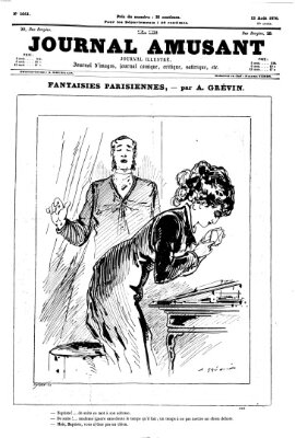 Le Journal amusant Samstag 12. August 1876