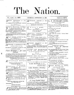 The nation Donnerstag 28. September 1876