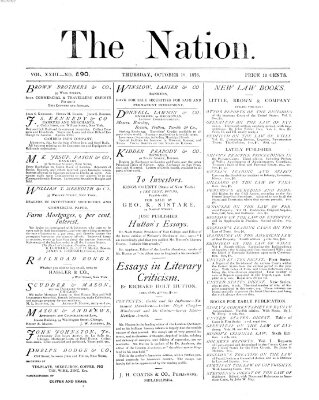 The nation Donnerstag 19. Oktober 1876