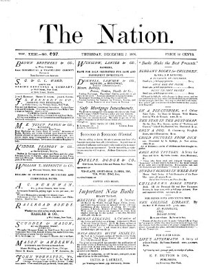 The nation Donnerstag 7. Dezember 1876