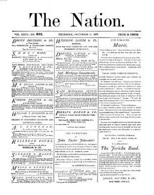 The nation Donnerstag 14. Dezember 1876