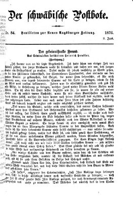 Der schwäbische Postbote (Neue Augsburger Zeitung) Donnerstag 8. Juni 1876