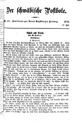 Der schwäbische Postbote (Neue Augsburger Zeitung) Samstag 15. Juli 1876