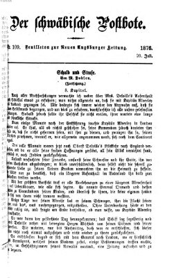 Der schwäbische Postbote (Neue Augsburger Zeitung) Donnerstag 20. Juli 1876