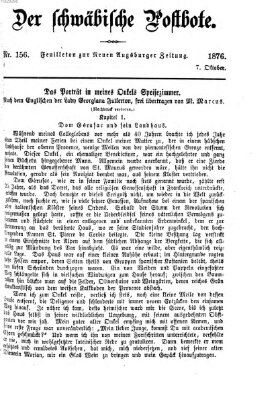 Der schwäbische Postbote (Neue Augsburger Zeitung) Samstag 7. Oktober 1876