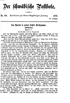 Der schwäbische Postbote (Neue Augsburger Zeitung) Freitag 20. Oktober 1876