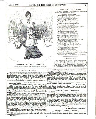 Punch Samstag 1. April 1876