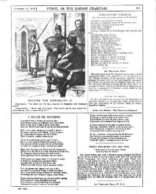 Punch Samstag 25. November 1876