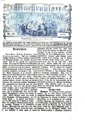 Wochenblatt für das christliche Volk Sonntag 5. März 1876