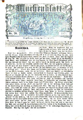 Wochenblatt für das christliche Volk Sonntag 14. Mai 1876