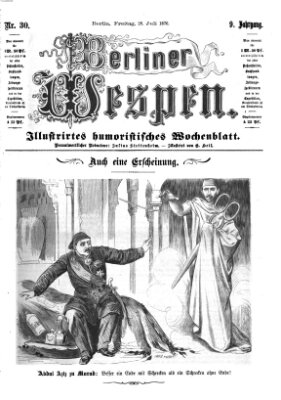 Berliner Wespen Freitag 28. Juli 1876