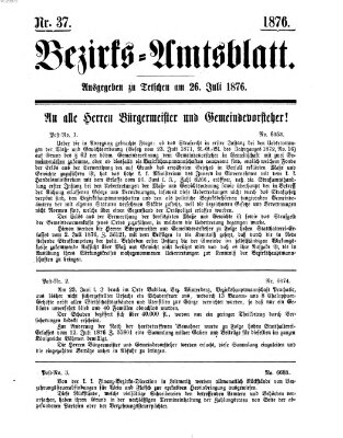 Bezirks-Amtsblatt Mittwoch 26. Juli 1876