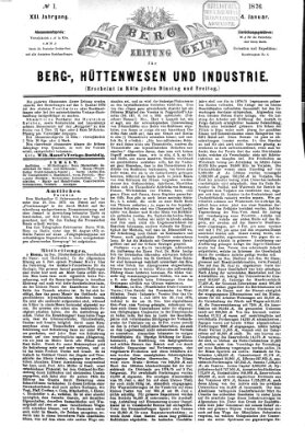 Der Berggeist Dienstag 4. Januar 1876