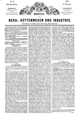 Der Berggeist Dienstag 8. Februar 1876