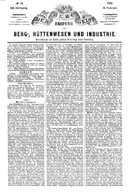 Der Berggeist Freitag 18. Februar 1876