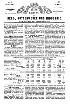 Der Berggeist Dienstag 21. März 1876